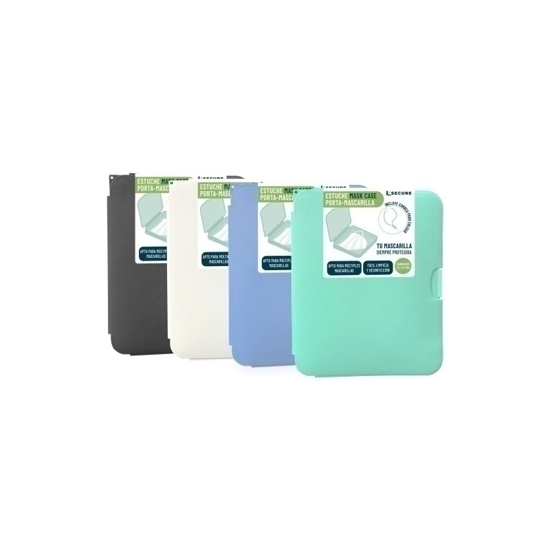 77100110-ESTUCHE PORTA MASCARILLA XSECURE AZUL precio por 1 unidades