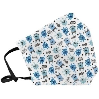101MOAZS-MASCARILLA REUT. PEQ. MONSTERS AZUL precio por 1 unidades