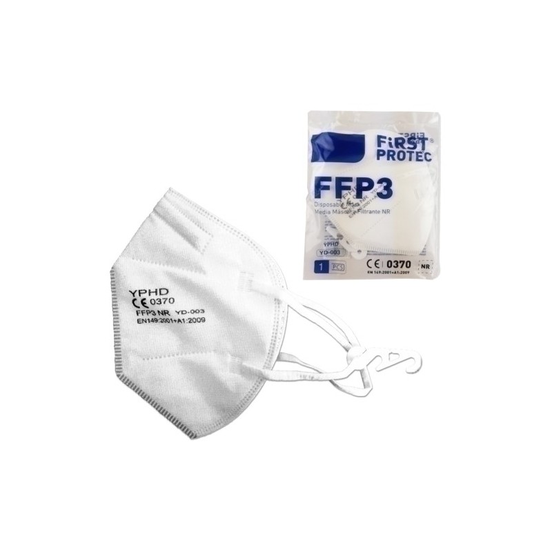 YD-003-MASCARILLA FFP3 HOMOLOGADA CE 0370 precio por 20 unidades