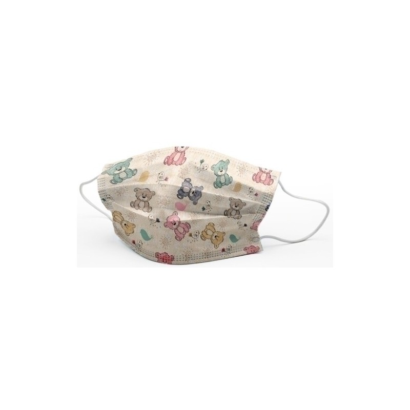 IN-AK-87 KMB-07-MASCARILLA QUIR. F.P. INF. OSITOS C/10 precio por 1 unidades