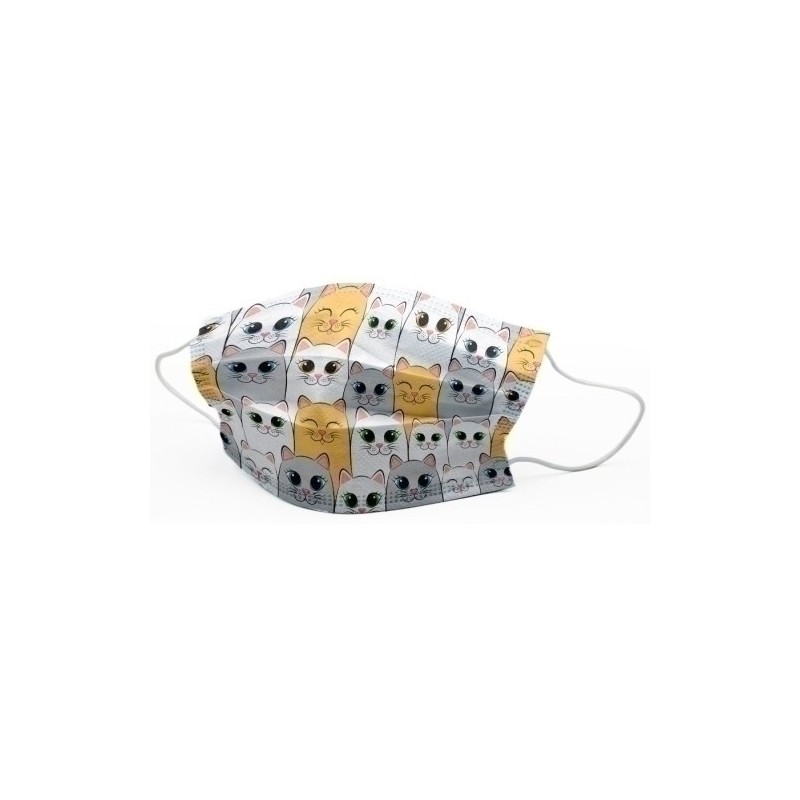 IN-AK-91 KMB-09-MASCARILLA QUIR. F.P. INF. GATOS 1 C/10 precio por 1 unidades