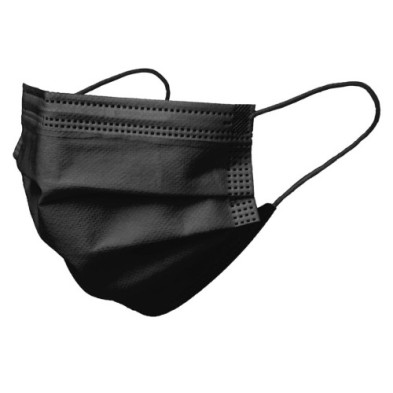 KMB-104-MASCARILLA QUIR. F.P. INF. NEGRA C/10 precio por 1 unidades