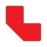 197203-SIMBOLO ADH. FORMA "L" 10x5 ROJO B/10 precio por 1 unidades