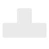 197302-SIMBOLO ADH. FORMA "T" 15x5 BLANCO B/10 precio por 1 unidades