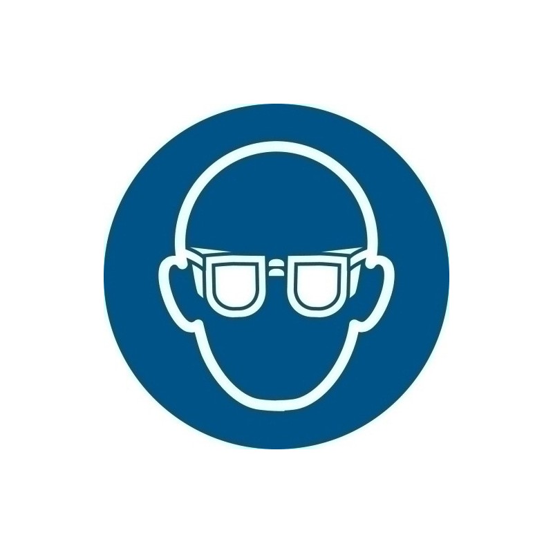 7530011-PICTOGRAMA "GAFAS PROTECC. OBLIGAT." B/1 precio por 1 unidades
