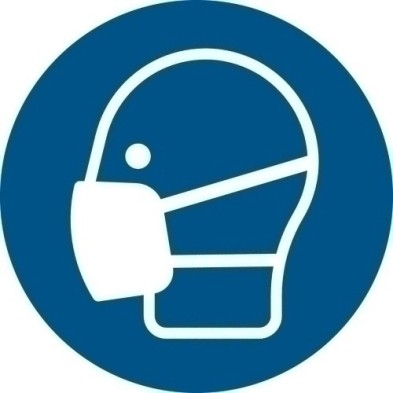 7530047-PICTOGRAMA "MASCARILLA OBLIGATORIA" B/1 precio por 1 unidades