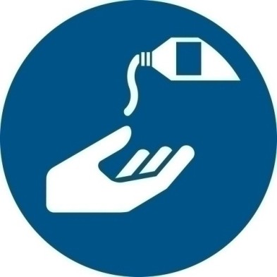 7530065-PICTOGRAMA "USAR CREMA PROTECCION" B/1 precio por 1 unidades