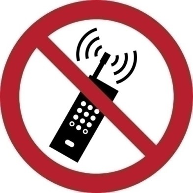 7540038-PICTOGRAMA "PROHIBIDO USO MOVILES" B/1 precio por 1 unidades
