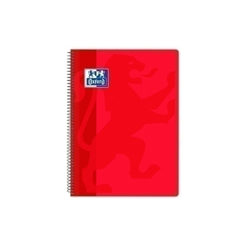 400079660-BLOCK OXF.SCH.PP Fº 80h CD.4 ROJO precio por 5 unidades