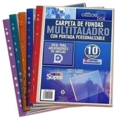 15115-TARIF.OFFICE BOX PP MULTITALADRO A4 10 F precio por 10 unidades