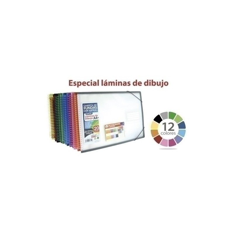 12111-TARIF.OFF.BOX PP A3+ HORIZ. 20 F. SURTID precio por 16 unidades