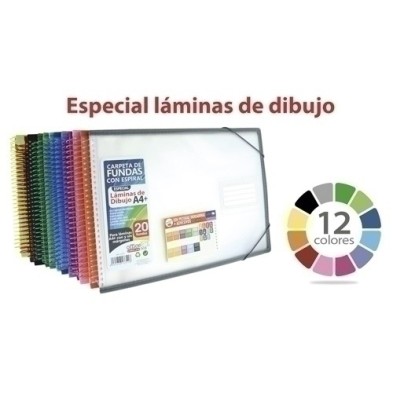 12111-TARIF.OFF.BOX PP A3+ HORIZ. 20 F. SURTID precio por 16 unidades