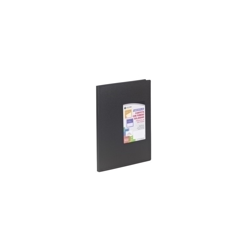 50305006-TARIF.CARCH.PP CARCH-BOOK A4 50F. NEGRO precio por 4 unidades