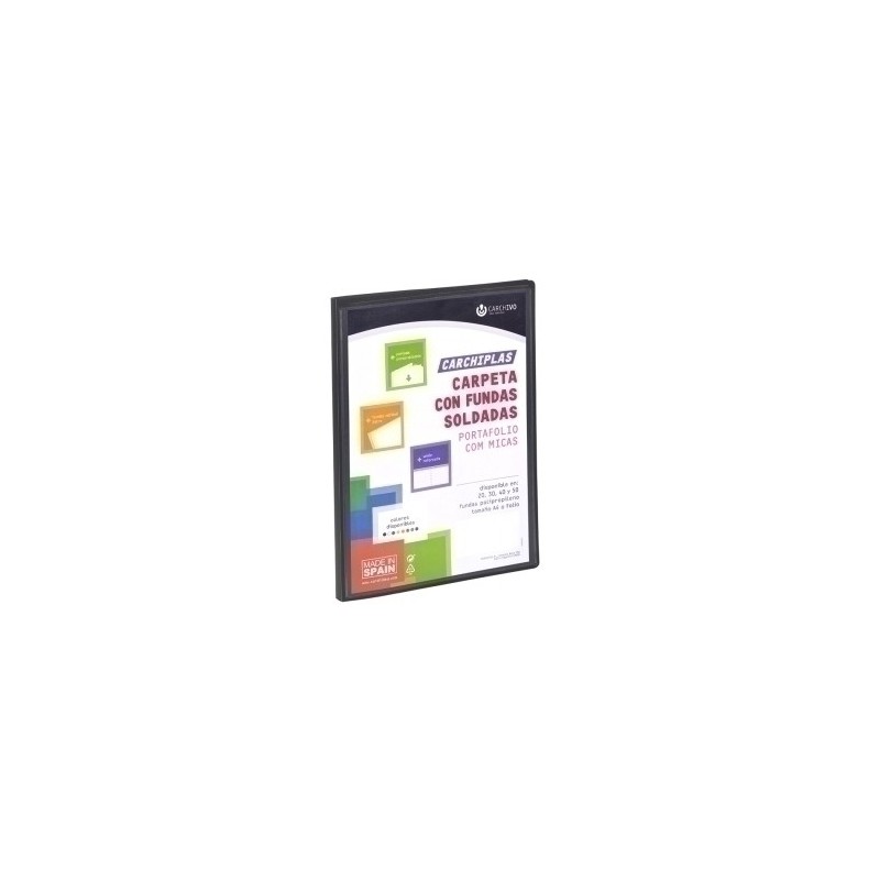 50342006-TARIF.CARCH.PP CARCH-BOOK A4 20F. NEGRO precio por 4 unidades