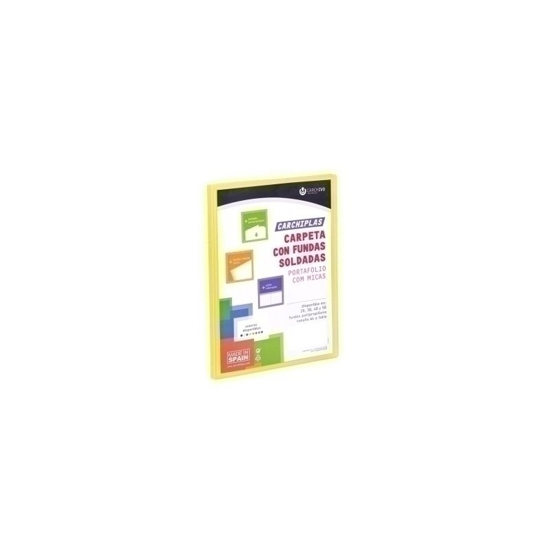 50342019-TARIF.CARCH.PP CARCH-BOOK A4 20F. AMARIL precio por 4 unidades