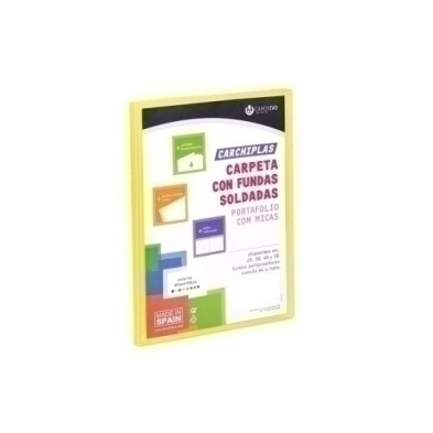 50342019-TARIF.CARCH.PP CARCH-BOOK A4 20F. AMARIL precio por 4 unidades