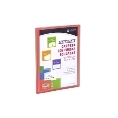 50342053-TARIF.CARCH.PP CARCH-BOOK A4 20F. ROJO precio por 4 unidades