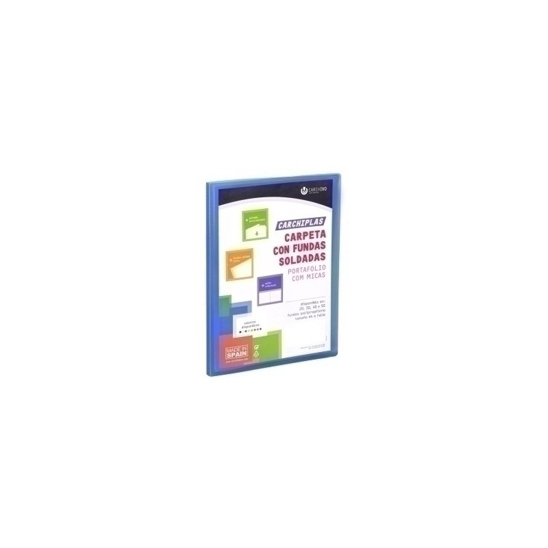 50343050-TARIF.CARCH.PP CARCH-BOOK A4 30F. AZUL precio por 4 unidades