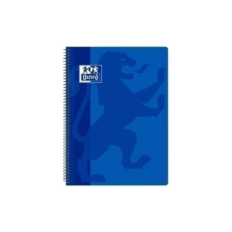 400093618-BLOCK OXF.SCH.PP Fº 80h CD.4 AZUL MARINO precio por 5 unidades