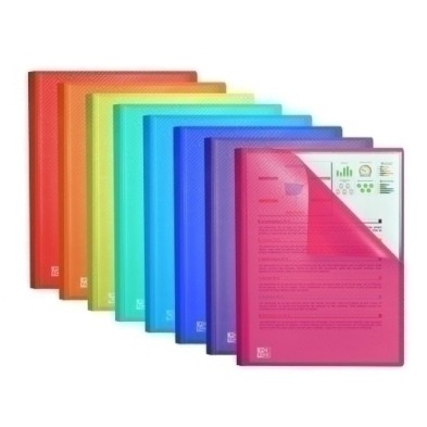 400146996-TARIF.OXFORD PP TRANS. A4 20 F. SURTIDO precio por 10 unidades