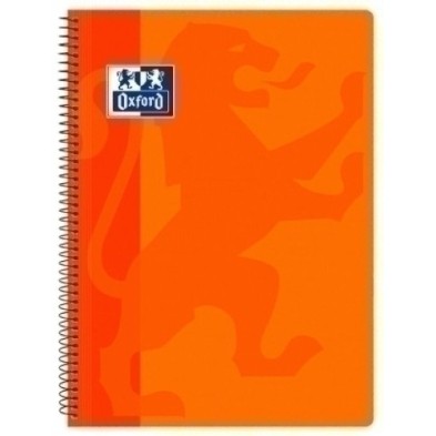 400079665-BLOCK OXF.SCH.PP Fº 80h CD.4 NARANJA precio por 5 unidades