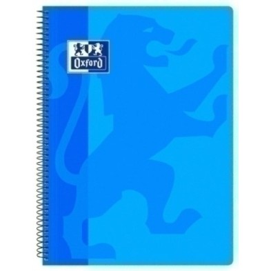 400106965-BLOCK OXF.SCH.PP Fº 80h CD.4 AZUL TURQUE precio por 5 unidades