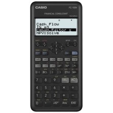 FC-100V-2-CALCULADORA FIN.CASIO 10+2 DIG.FC-100-V2 precio por 1 unidades