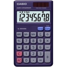 SL-300VERA-CALCULADORA BOLS.CASIO  8 DIG. SL-300VER precio por 1 unidades