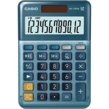 MS-120EM-CALCULADORA MESA CASIO 12 DIG. MS-120 EM precio por 1 unidades