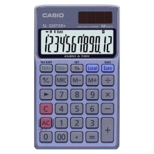 SL-320 TER-CALCULADORA BOLS.CASIO 12 DIG. SL-320TER precio por 1 unidades