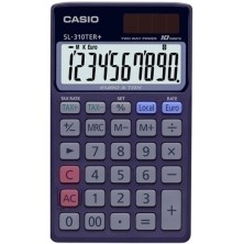 SL-310 TER-CALCULADORA BOLS.CASIO 10 DIG. SL-310TER precio por 1 unidades