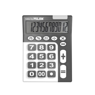 150912KBL-CALCULADORA MESA MILAN 12 DIG. TOUCH precio por 1 unidades