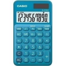 SL-310UC-BU-CALCULADORA BOLS.CASIO 10 DIG. SL-310 AZ precio por 1 unidades