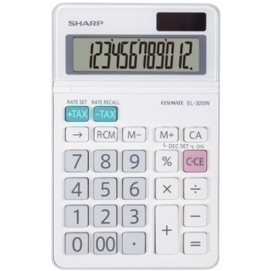 SH-EL320W-CALCULADORA SOBR.SHARP 12 DIG. EL-320W precio por 1 unidades