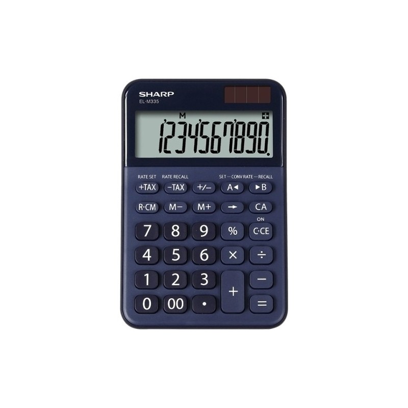 SH-ELM335 BBL-CALCULADORA SOBR.SHARP 10 DIG. EL-M335BB precio por 1 unidades