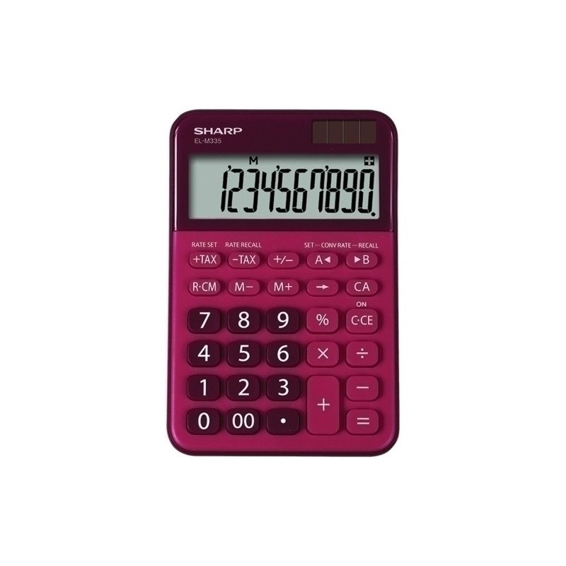 SH-ELM335 BRD-CALCULADORA SOBR.SHARP 10 DIG. EL-M335BR precio por 1 unidades