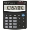 RE-SDC412-CALCULADORA SOBR.REBELL 12 DIG. SDC412 precio por 1 unidades