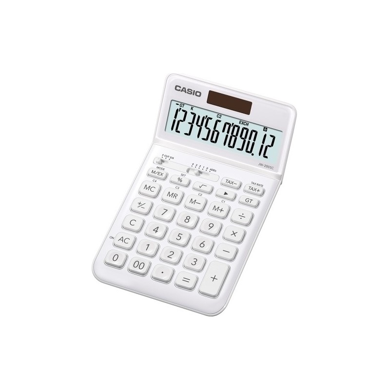 JW-200SC-WE-CALCULADORA MESA CASIO 12 DIG.JW-200 BL precio por 1 unidades