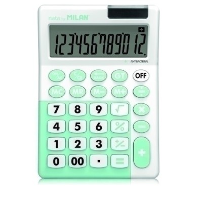 151812IBGGRBL-CALCULADORA MESA MILAN 12 DIG.ANTB.B/1 precio por 1 unidades