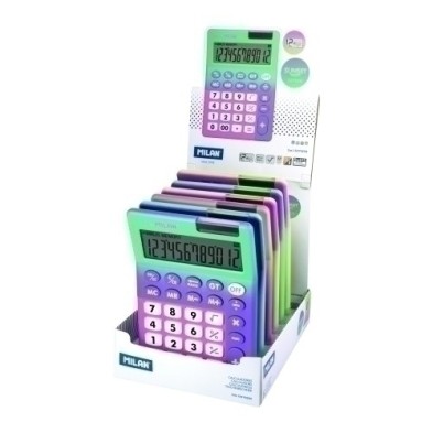 159706SN-CALCULADORA MESA MILAN 12 DG.SUNS.EXP.6 precio por 1 unidades