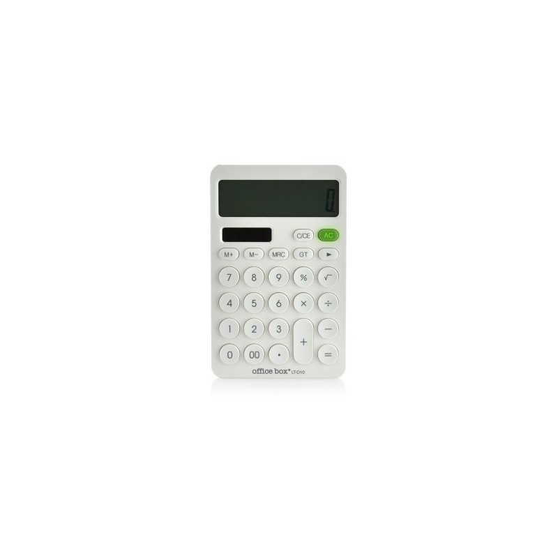 LT-D1000-CALCULADORA MESA OFF.BOX 12 DIG. BLANCO precio por 1 unidades