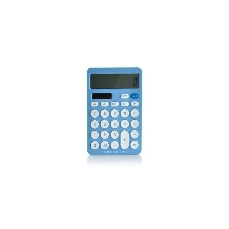 LT-D1026-CALCULADORA MESA OFF.BOX 12 DIG. AZUL precio por 1 unidades
