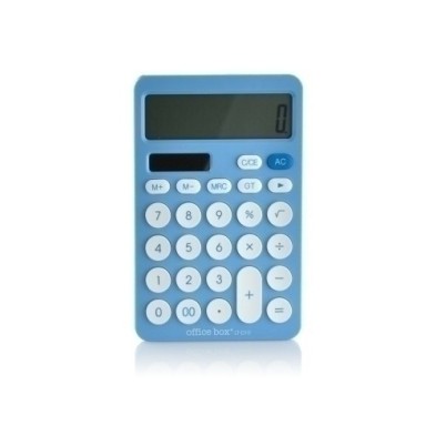LT-D1026-CALCULADORA MESA OFF.BOX 12 DIG. AZUL precio por 1 unidades