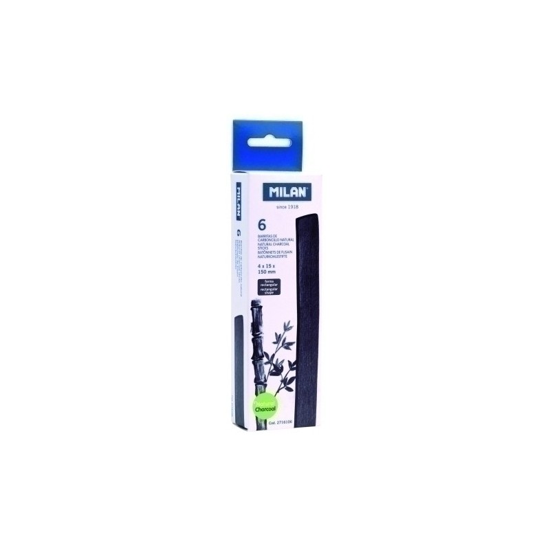 2716106-CARBONCILLO MILAN RECT.15x4 CAJA DE 6 precio por 1 unidades