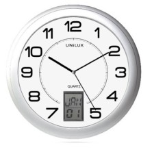 100340853-RELOJ PARED UNILUX INSTINCT 30.5 CM GRIS precio por 1 unidades