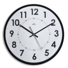 2112440011-RELOJ PARED CEP ANALOGICO 30 CM NEGRO precio por 1 unidades