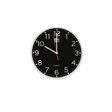 400173572-RELOJ PARED OXFORD CALM NEGRO 25 cm Ø precio por 1 unidades