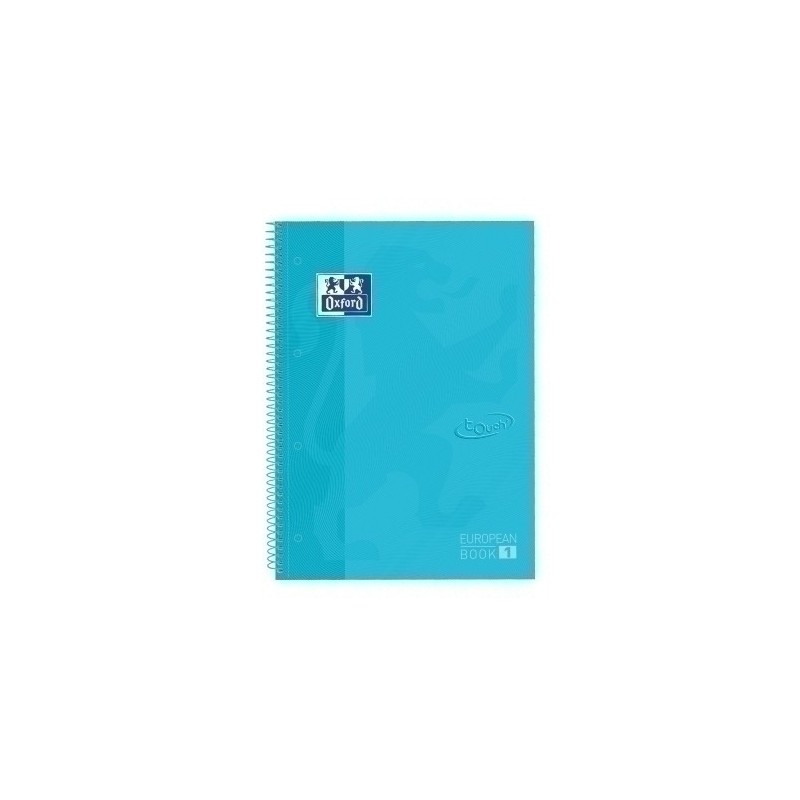 400107010-BLOCK OXF. EU.BOOK 1 A4 80h CD.5 AZUL PA precio por 5 unidades