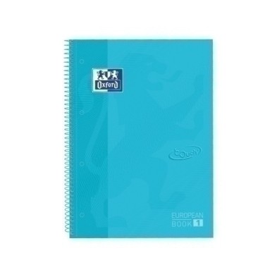 400107010-BLOCK OXF. EU.BOOK 1 A4 80h CD.5 AZUL PA precio por 5 unidades