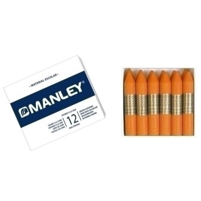 MNC04497-CERAS MANLEY EST.D/12 NARANJA-6 precio por 1 unidades